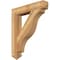 Ekena Millwork Funston Arts & Crafts Rough Sawn Bracket, Western Red Cedar, 4"W x 24"D x 28"H BKT04X24X28FST03RWR - alternate 1